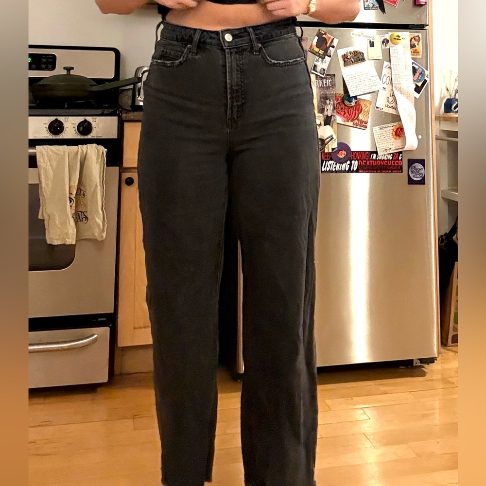 Old Navy Women's Dark Gray High Rise Jeans